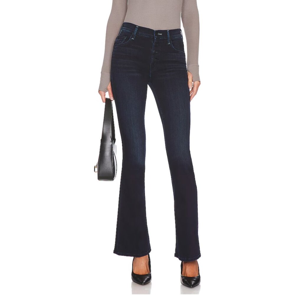 Mother the Pixie Weekender Jean in Night Tripper